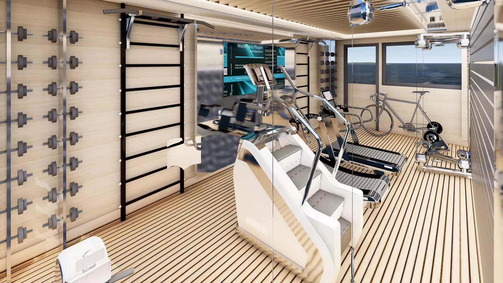 Yacht for charter croatia argo gym